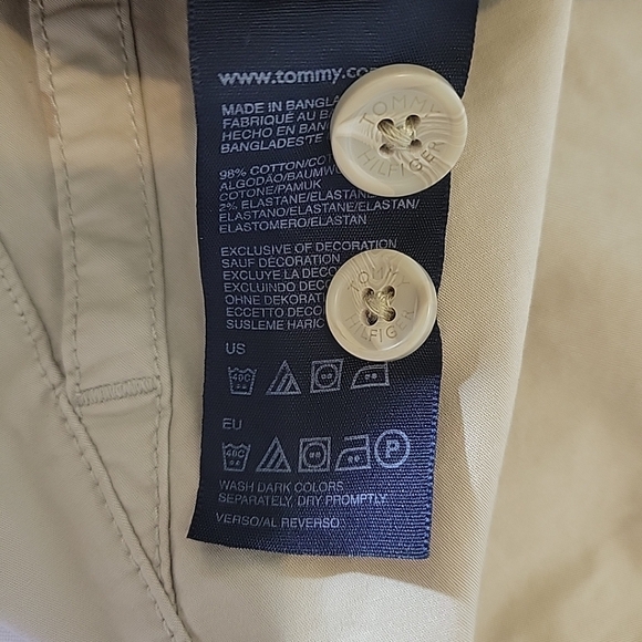 TOMMY HILFIGER Beige Pants Women's Size 0 - Picture 2 of 6
